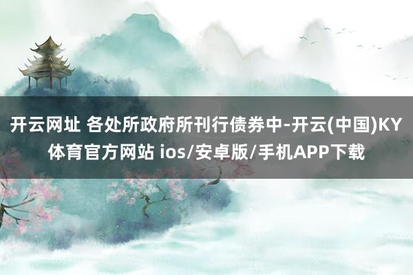 开云网址 　　各处所政府所刊行债券中-开云(中国)KY体育官方网站 ios/安卓版/手机APP下载