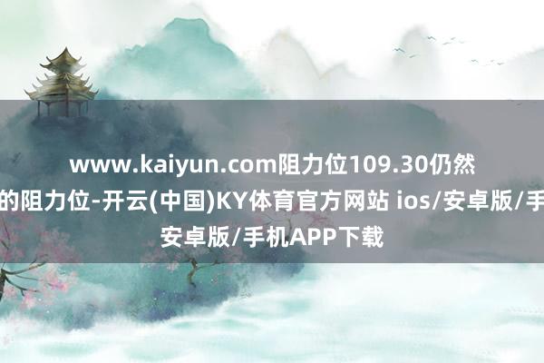 www.kaiyun.com 阻力位 109.30仍然是一个报复的阻力位-开云(中国)KY体育官方网站 ios/安卓版/手机APP下载