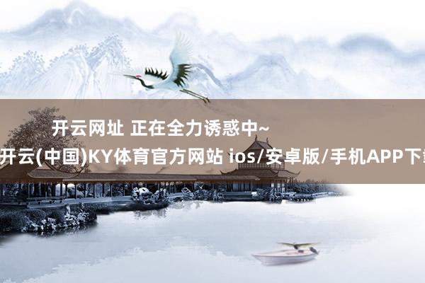 开云网址 正在全力诱惑中~                      -开云(中国)KY体育官方网站 ios/安卓版/手机APP下载