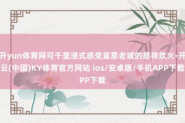 开yun体育网可千里浸式感受宣恩老城的慈祥炊火-开云(中国)KY体育官方网站 ios/安卓版/手机APP下载