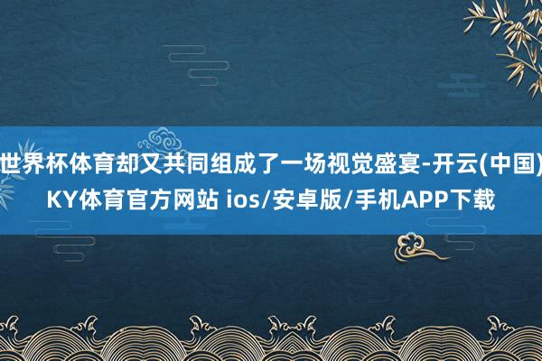 世界杯体育却又共同组成了一场视觉盛宴-开云(中国)KY体育官方网站 ios/安卓版/手机APP下载