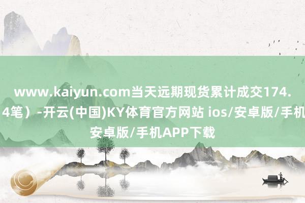 www.kaiyun.com当天远期现货累计成交174.5万吨（14笔）-开云(中国)KY体育官方网站 ios/安卓版/手机APP下载